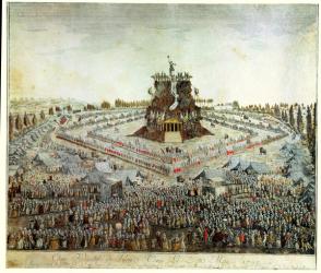 Federal Camp at Lyon, 30th May 1790 (coloured engraving) | Obraz na stenu