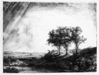 The Three Trees, engraved by James Bretherton (etching) | Obraz na stenu