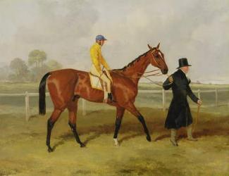Sir Tatton Sykes (1772-1863) Leading in the Horse 'Sir Tatton Sykes', with William Scott Up, 1846 (oil on canvas) | Obraz na stenu