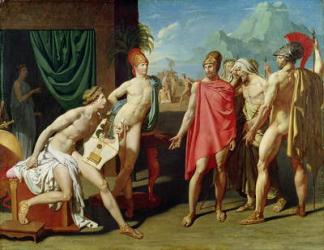 Ambassadors Sent by Agamemnon to Urge Achilles to Fight, 1801 (oil on canvas) | Obraz na stenu
