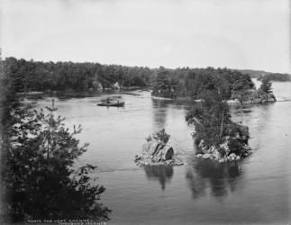 The Lost Channel, Thousand Islands, c.1890-1901 (b/w photo) | Obraz na stenu