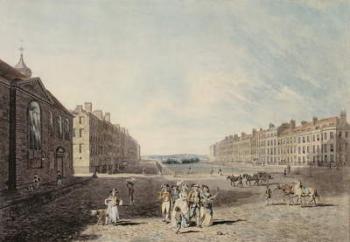 Queen Square, London, 1786 (w/c and pen and ink over graphite on wove paper) | Obraz na stenu