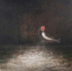 Leaping Fish, 2012 (acrylic on canvas) | Obraz na stenu