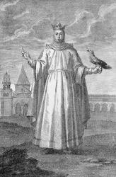 Eleanor, daughter of Henry II of England (1133-89) wife of Alfonso VIII of Castile (c.1155-1214) (engraving) | Obraz na stenu