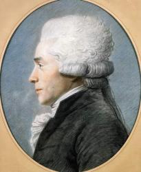 Maximilien de Robespierre (1758-94) (pastel on paper) | Obraz na stenu