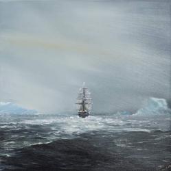 Discovery en route to Antarctica, 2014, (Oil on Canvas) | Obraz na stenu
