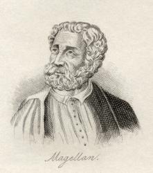 Ferdinand Magellan, from 'Crabb's Historical Dictionary', published 1825 (litho) | Obraz na stenu
