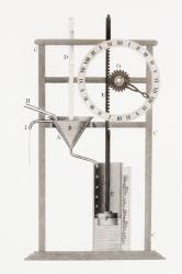 An ancient clepsydra or water clock. From The Cyclopaedia or Universal Dictionary of Arts, Sciences and Literature by Abraham Rees, published London 1820. | Obraz na stenu