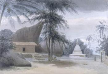 Scene between Galle and Matura, about Six Miles from Galle, c.1801 (w/c & bodycolour over graphite on paper) | Obraz na stenu