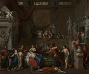 The Death of Cleopatra, c.1700-10 (oil on canvas) | Obraz na stenu