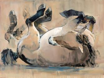 Roll, (Przewalski), 2014, (oil on canvas) | Obraz na stenu