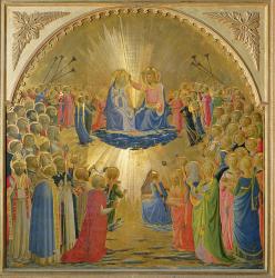 The Coronation of the Virgin, c.1440 (tempera on panel) | Obraz na stenu