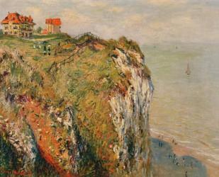 Cliff at Dieppe, 1882 (oil on canvas) | Obraz na stenu
