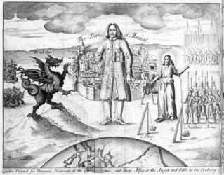 The Town of Mansoul, illustration from 'The Holy War' by John Bunyan, 1682 (engraving) | Obraz na stenu