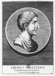 Gaius Sallustius Crispus, Sallust (engraving) | Obraz na stenu