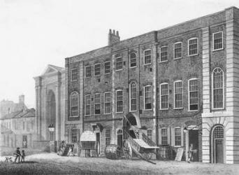 South View of the Theatre Royal in Portugal Street, Lincoln's Inn Fields, 1811 (engraving) | Obraz na stenu