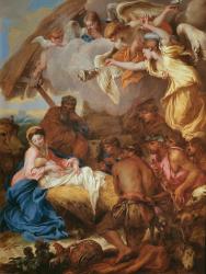 Adoration of the Shepherds (oil on canvas) | Obraz na stenu