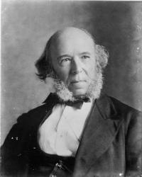 Herbert Spencer (1820-1903) (b/w photo) | Obraz na stenu