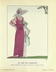 Le Nid de Pinsons, from 'Le Gazette du Bon Ton' 1922 (colour litho) | Obraz na stenu