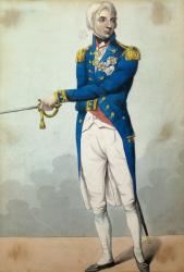 Admiral Horatio Nelson (1758-1805) (coloured engraving) | Obraz na stenu