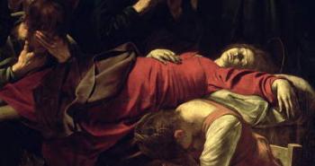 The Death of the Virgin, 1605-06 (oil on canvas) (detail of 3678) | Obraz na stenu
