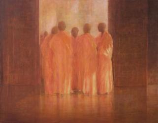 Group of Monks, Vietnam | Obraz na stenu