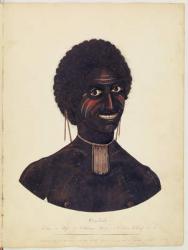 Wambela, wife of Cobbawn Wogi, native chief of Port Stephen, NSW, 1820 (w/c) | Obraz na stenu