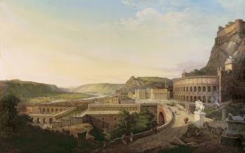 View of Vienna in Roman Times, 1860 (oil on canvas) | Obraz na stenu