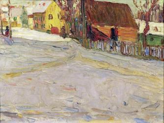 City landscape (oil on canvas) | Obraz na stenu