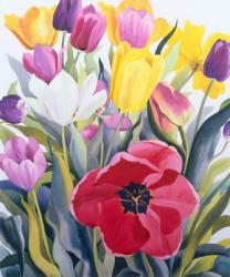 Tulips, 2007 (w/c on paper) | Obraz na stenu