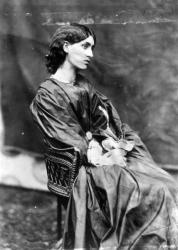 Jane Morris, posed by Dante Gabriel Rossetti, 1865 (albumen print) | Obraz na stenu