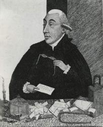 Joseph Black, 1787 (engraving) | Obraz na stenu