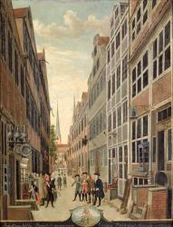 Brandstweite in Hamburg, 1775 (oil on canvas) | Obraz na stenu