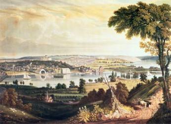 The City of Washington from beyond the Navy Yard, engraved by William James Bennett, c.1824 (aquatint) | Obraz na stenu