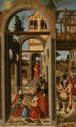 Adoration of the Three Kings, 1526 (oil on panel) | Obraz na stenu