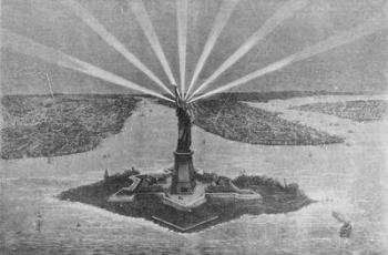 Statue of Liberty, from 'The Graphic', 27th November 1875 (engraving) | Obraz na stenu