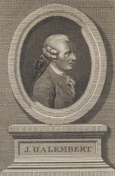 Jean le Rond d'Alembert (engraving) | Obraz na stenu