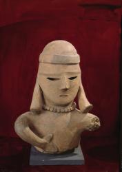 Haniwa figure, 250-550 (red earthenware) | Obraz na stenu