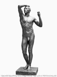 The Age of Bronze, after 1877 (bronze) (b/w photo) (see also 279785-86) | Obraz na stenu