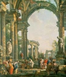 Classical ruins, 18th century | Obraz na stenu