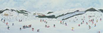 On the Slopes, 1995 (w/c) | Obraz na stenu