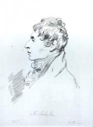 Portrait of Robert Southey (1774-1843) (engraving) (b/w photo) | Obraz na stenu