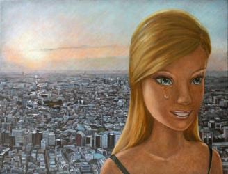 Barbie in Twilight, 2012, (oil on canvas) | Obraz na stenu