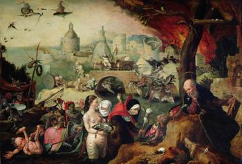 The Temptation of St. Anthony, 1547 (oil on panel) | Obraz na stenu