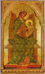 Virgin and Child in the central panel of a Polyptych, 1354 (tempera on panel) | Obraz na stenu