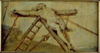 The Raising of the Cross (panel) | Obraz na stenu