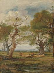 Landscape with Figures, 1816 (oil on panel) | Obraz na stenu