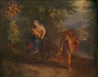 The Flight into Egypt (oil) | Obraz na stenu