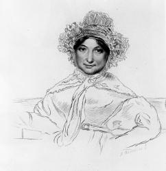 Mrs Frances Trollope, frontispiece for 'Jessie Phillips: A Tale of the Present Day' by Frances Trollope, published 1843 (lithograph) | Obraz na stenu
