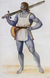 Ancient British Man (lithograph) | Obraz na stenu
